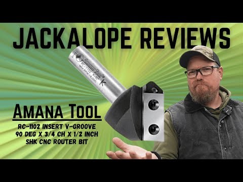 Get Cleaner CNC Cuts Every Time with This 90° V‑Groove Bit