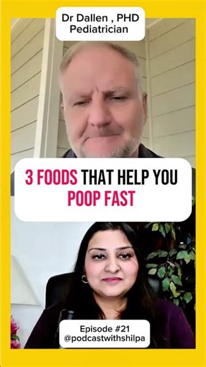 3 Foods That Help You Poop Fast | Stop Constipation Today | Pediatrician Tip #shorts
