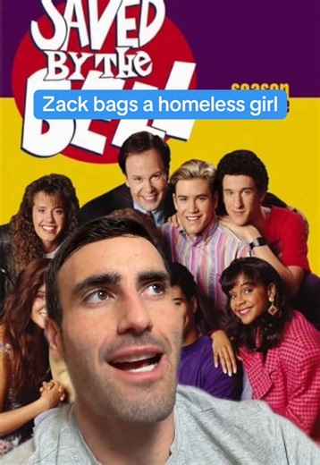 Hot AND Homeless?? #90s #90skid #savedbythebell #throwback When Zack Morris dates a homeless girl on Saved By The Bell