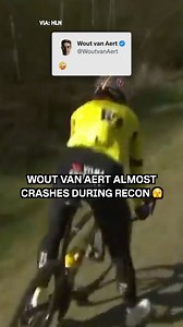 554K views · 1.7K reactions | Close call for Wout van Aert almost crashing during his Paris-Roubaix recon!  #ParisRoubaix | NBC Sports Cycling | Facebook