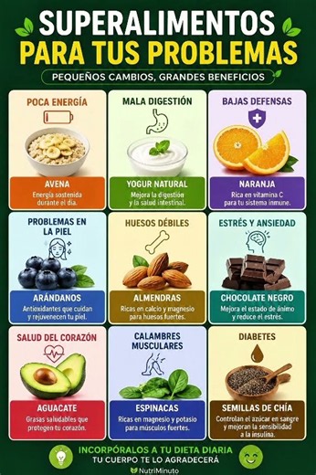 🥑 9 Superalimentos que Toda Mujer Mayor de 65 Debería Comer