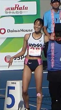 [Final Athlete Introduction] 2025 Junior Girls' 100mH Final [Mina Ishihara and Nagisa Inoue] Shig...