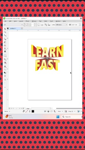 CorelDRAW Tips|| CorelDRAW tutorial #short #coreldraw #coreldrawtips
