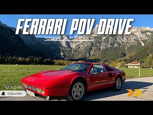 Sunset Drive in the Alps | Ferrari 328 GTS POV #ferrari328 #ferrariclub #ferrariclassic #ferrarigts
