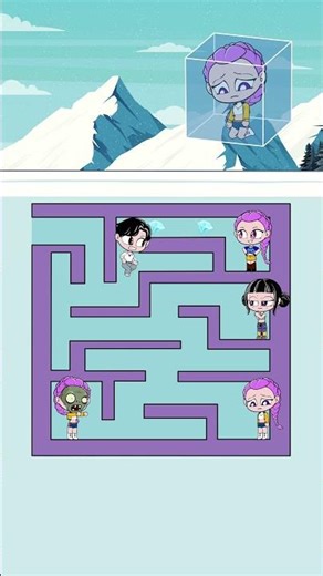 POV Maze to Rescue Challenge – Jinu Must Choose The Correct Path ! #kpopdemonhunters