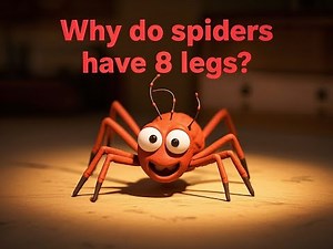 Why Do Spiders Have 8 Legs? #SpiderFacts #WhyDoSpidersHave8Legs #education #BigQuestionsQuest #kids