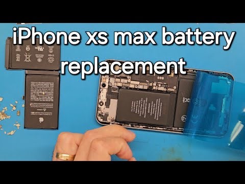 iPhone Xs Max battery replacement step by step voice guide