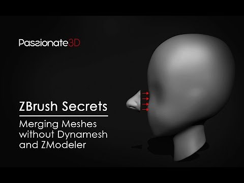 ZBrush Tips & Tricks: Merging Meshes Without Dynamesh And Zmodeler