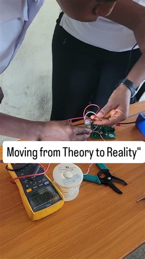 ​Hands-on engineering in action. 🛠️ At JET Tech Hub, jettech.ng