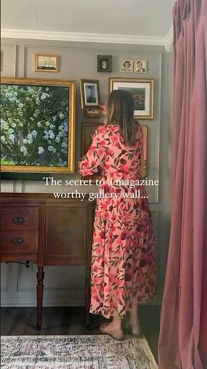 The Secret to a Magazine-Worthy Gallery Wall