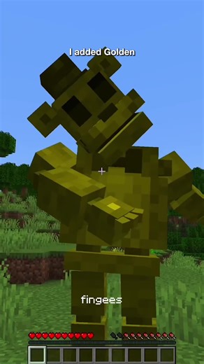 I added golden Freddy to #minecraft #cursedminecraft #minecraftmemes | minecraft