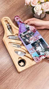 Sublimation Wine and Cheese 6 Pieces Set - Our all-in-one 6-piece set includes everything you need for the perfect wine and cheese tasting experience, perfect wedding, anniversary, or housewarming gift! #sublimation #sublimationprinting #wholesalesublimation #sublimationheattransfer #craftproject #smallbusiness #smallbiz #cheese #wine #winestopper #personalization #anniversary #wedding #housewarming #wholesaleheatpress #wholesaleblanksupplier | Bestsub