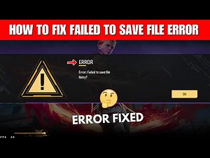 How To Fix Failed To Save File Error In Free Fire Bluestacks - Bluestacks 4 Not Saving Files 2025