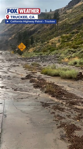 30K views · 334 reactions | MUDDY DRIVE: A mudslide poured onto part of a northern California interstate on Wednesday, shutting down one of the lanes. This video shows vehicles carefully driving over the slick roadway. | FOX Weather | Facebook