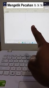 Cara Mengetik Angka Pecahan Ini adalah cara paling mudah untuk mengetik angka pecahan di microsoft word. Cukup dengan menggunakan tombol shortcut pada keyboard berikut ini: ½ : tekan BD lalu tekan Alt X ¼ : tekan BC lalu tekan Alt X ¾ : tekan BE lalu tekan Alt X Semoga bermanfaat. Kunjungi juga: Channel Youtube Pusat Cara Cara Tiktok @pusat_caracara Blog https://www.ambilaja.net https://www.pusatcaracara.com #pusatcaracara #tutorialkomputer #belajarkomputer | Pusat Cara Cara