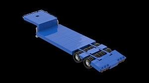 LEGO MOC-122170 16 Wheel lowboy (City > Cargo 2022)