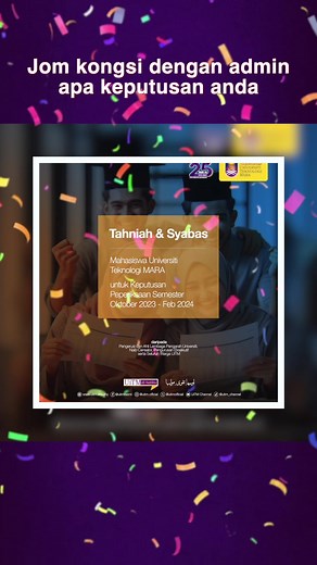 Perayaan Kejayaan: #uitm25tahun #uitmdihatiku #usahatakwamulia