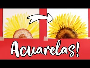 ACUARELA paso a paso! ✄ Barbs Arenas Art!