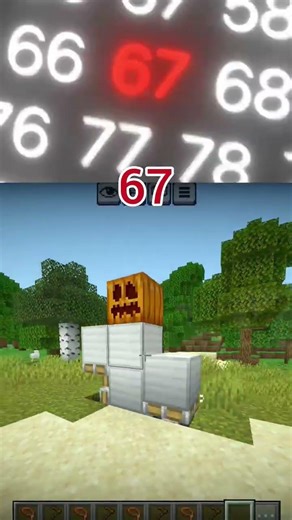 67 MEMES IN MINECRAFT 😂 #arkaryan #memes #shorts