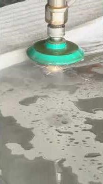 APW Waterjet Cutting Titanium Plate | No Heat, No Distortion #waterjet #metalworking #metalcutting