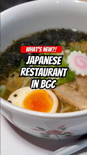 Best Japanese ramen in BGC | best restaurants in BGC #bgc #foodieph