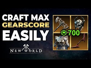 5 EASY Ways To Craft Gear Score 700 Gear in New World