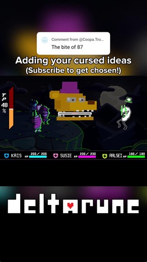 THE BITE OF CURSED IDEAS 17 | #deltarune #fangame #meme #cursed #tobyfox #undertale #shorts #funny