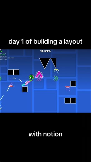 Building a Geometry Dash Layout with Notion