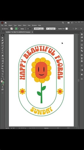 How to draw abstract floral pattern design