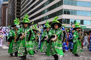 Greater Kensington String Band at the 2022 Mummers Parade