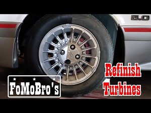 Turbine Wheels Refinish/Repaint - Foxbody 1987 Mustang GT Bridgette the TTop Fox