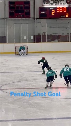 Penalty Shot Goal in Spring Hockey