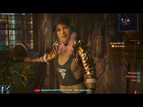 Badass V SCARES the sexy Angie - Cyberpunk 2077 Phantom Liberty