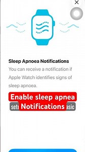 How to setup sleep apnea in apple watch #applewatch #apple #sleepapnea