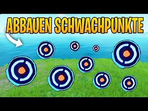 Fortnite: Triff beim Abbauen Schwachpunkte | VollTreffer Aufgaben | FERJUS