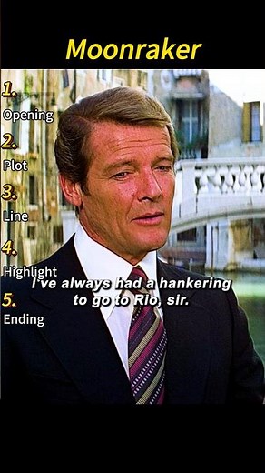 Moonraker (1979) | Diplomatic Apology & Venice Mission Briefing Classic 007 Scene 🕵️