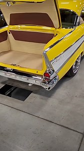 17K views · 803 reactions | Yellow 1957 Chevy  | USA Cars Muscle Kings | Facebook