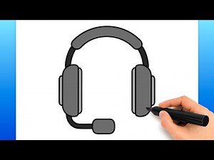 Wie Man Kopfhörer Zeichnet (Einfaches Zeichen-tutorial)