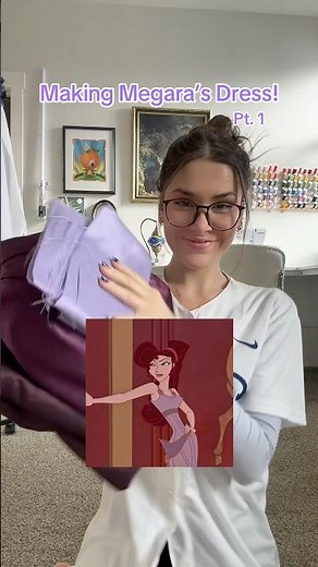 Making Megara’s dress from Hercules #hercules #megara