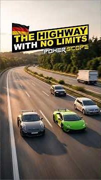 Germany’s Highway With NO Speed Limit 🇩🇪🚗