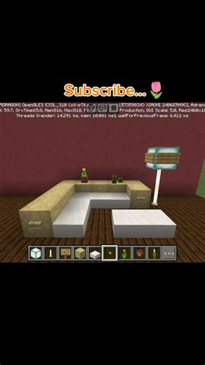 Minecraft better sofa 🛋️😍 #shorts #minecraft #minecraftbuilding #tutorial #millionviews #ytshorts