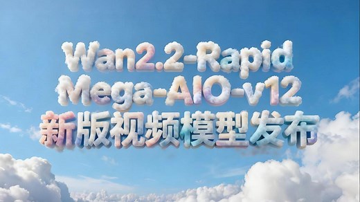 【通义Wan2.2多合一视频模型发布最新V12版啦】Want2.2-Rapid-Mega-AIO-v12工作流使用教程，11月6日发布
