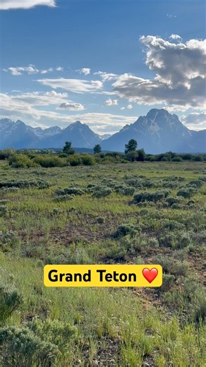 Grand Teton at sunset. #grandteton #nature #mountains