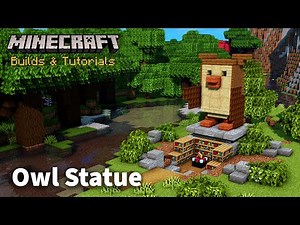 Owl Statue Enchanting Table - Minecraft Tutorial