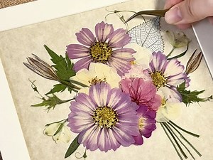 压花手作｜妈妈也可以是独立绽放的花～