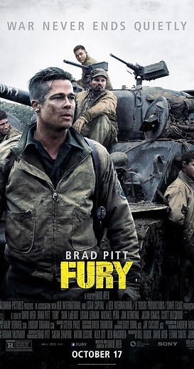 Fury (2014) ⭐ 7.6 | Action, Drama, War