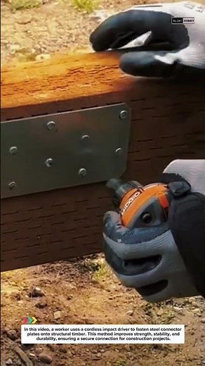 Heavy-Duty Timber Connection! Fastening Structural Brackets with Precision