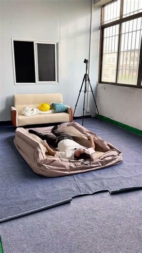 Automatic Inflatable Bed – Thickened Air Mattress for Outdoor Camping and Floor Use" #shortsfeed