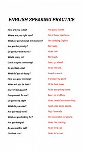 English Speaking Practice. | English Academy