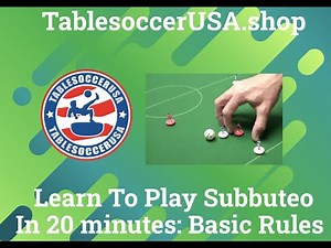 How to Play Subbuteo - Basic Rules: Learn to play in 20 minutes!